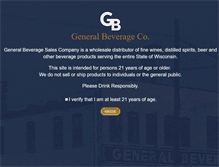 Tablet Screenshot of genbev.com